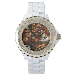 Koffie Collage 2 Horloge