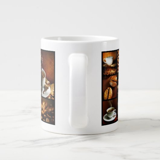 Koffie Collage 2 Jumbo Beker (Achterkant)