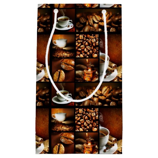 Koffie Collage 2 Klein Cadeauzakje (Voorkant)