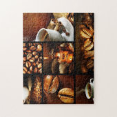 Koffie Collage 2 Legpuzzel (Verticaal)