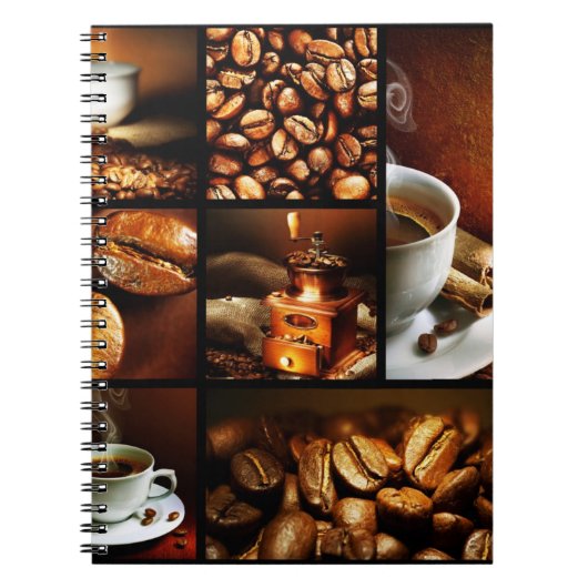 Koffie Collage 2 Notitieboek (Voorkant)