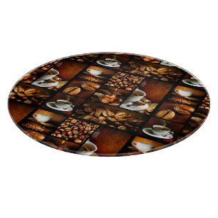 Koffie Collage 2 Snijplank