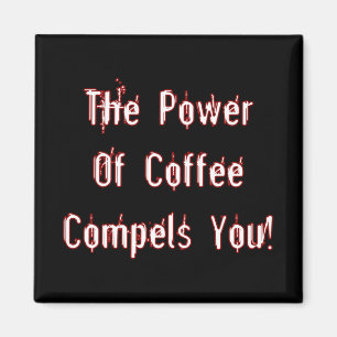 Koffie compileert je wit magneet