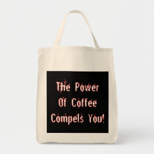 Koffie compileert je wit tote bag