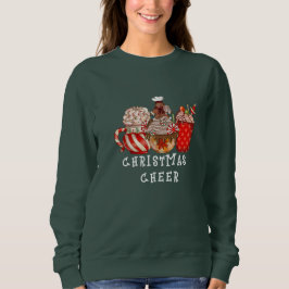 Koffie Crème Kerstsweatshirt Vakantie Hoodie Trui