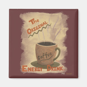 Koffie - de oorspronkelijke energie-Drink Magneet