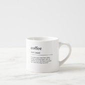 Koffie definitie modern grappig woordenboek espresso kop (Rechts)
