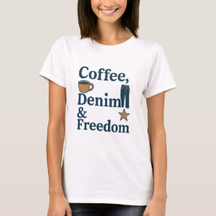Koffie, denim en vrijheid: de dagelijkse Amerikaan T-shirt