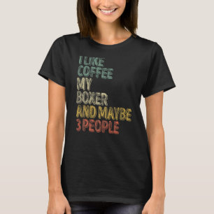 Koffie die ik leuk vind om koffie te zetten in mij t-shirt