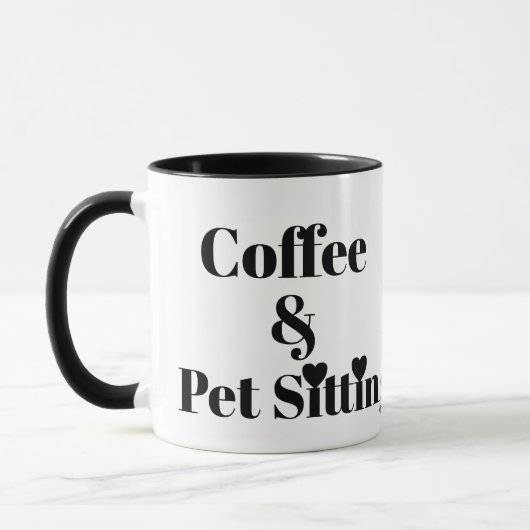 Koffie & Dierenoppas Mok (Links)