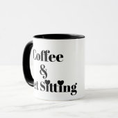 Koffie & Dierenoppas Mok (Voorkant links)