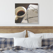 Koffie digitale olie op Canvas Afdruk (Insitu (Slaapkamer))