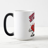Koffie doet mijn hart glimlachen magische mok (Links)