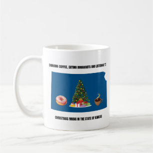 Koffie, Donuts en Kerstmuziek in Kansas Koffiemok