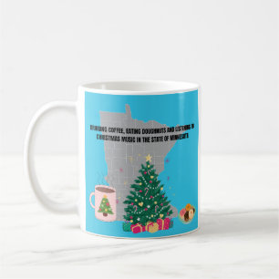 Koffie, Donuts en Kerstmuziek in Minnesota Koffiemok