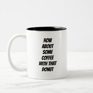 Koffie & Donuts Tweekleurige Koffiemok