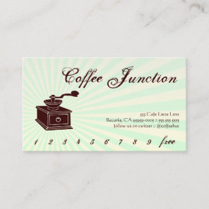 Koffie Drink Punch / Loyaliteit Kaart
