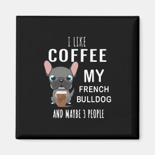 Koffie drinken met mijn vriend Bulldoggen Magneet