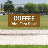 KOFFIE Drive-Thru Open! Banner (Insitu)
