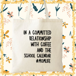 Koffie Drukke Moeder Grappig Moederdag Gift Tote Bag