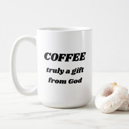 KOFFIE echt een gift van de Mok van de God