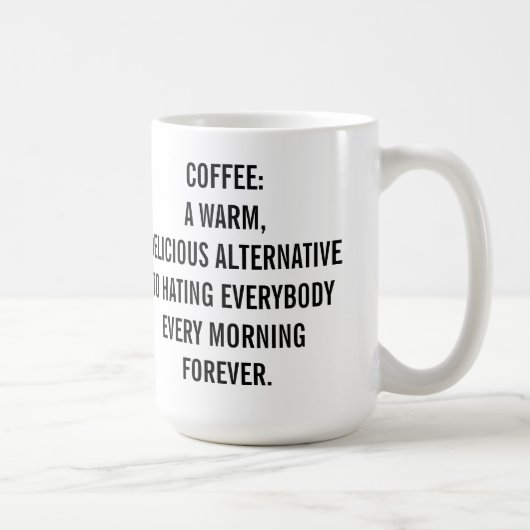 Koffie: Een Warm Delicious Alternatief voor Hate Koffiemok (Rechts)