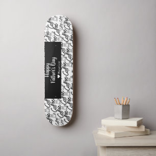 Koffie Eenvoudige legante moderne vaderdag Skateboard