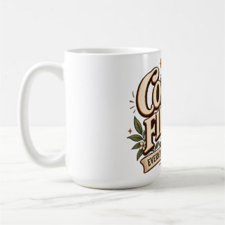 Koffie Eerst Alles Later Vintage Botanic Koffiemok