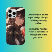 Koffie eerst Case-Mate iPhone case