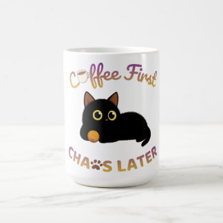 Koffie eerst, chaos later Latte mok