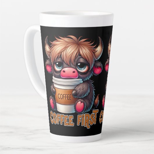 Koffie Eerst  Latte Mok (Linkerhoek)