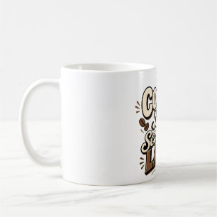 Koffie Eerst Planning Later Vintage Typografie Koffiemok