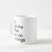 Koffie - Eerste drink a) Koffiemok (Voorkant links)