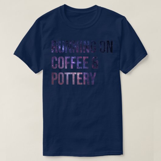 Koffie en aardewerk 1 t-shirt (Design voorkant)