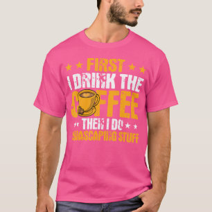 Koffie en aquascape duikespresso t-shirt