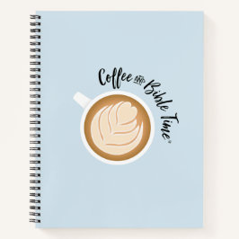 Koffie en bijbeltijd (Logo) Journal Blue Notitieboek