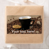 Koffie en biscuit etiket (Insitu)