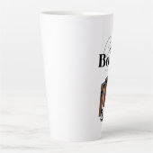 Koffie en boeken is alles wat ik nodig heb  latte mok (Voorkant)