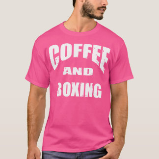 Koffie en boksen Grappige Boxers of Boxer Design T-shirt