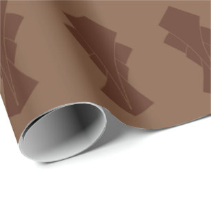 koffie en bruine staart cadeaupapier