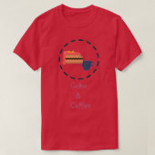 Koffie en Cake 1 T-shirt (Design voorkant)