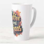 Koffie en Chaos Latte Mok (Rechterhoek)