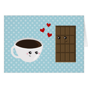Koffie- en chocolade-liefde