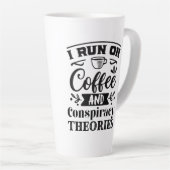 Koffie en complottheorieën Latte Mok (Rechterhoek)