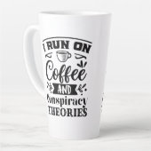 Koffie en complottheorieën Latte Mok (Linkerhoek)