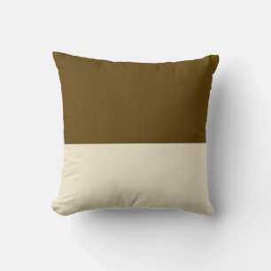Koffie en cream Block Art Cushion Kussen