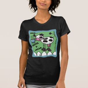 Koffie en Crème Koe T-shirt