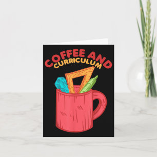 Koffie en Curriculum Homeschool Mom Mama Homescho Kaart