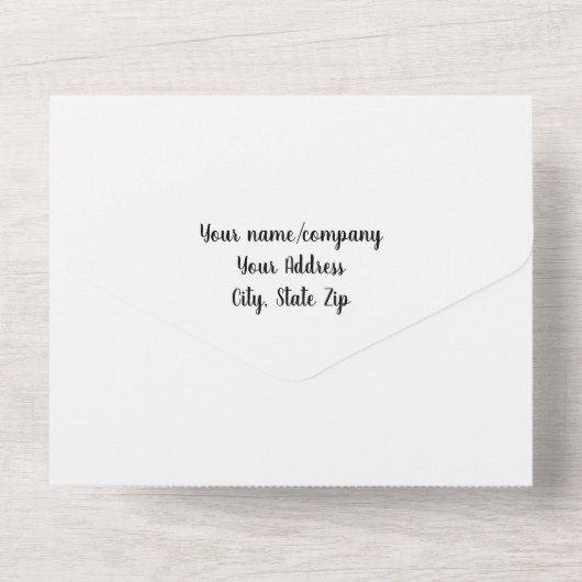 Koffie en donuts all in one uitnodiging (Achterkant)