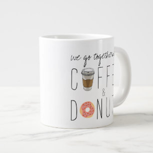 "Koffie en donuts" Jumbo-Mok Jumbo Mok